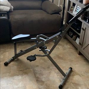 Fitness Squat Exercise and Glutes workout